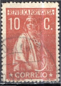 Portugal; 1917: Sc. # 245: Used Single Stamp