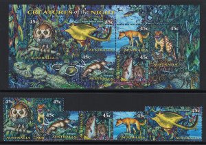 Australia Scott 1618a-1622a Complete Set of Birds1