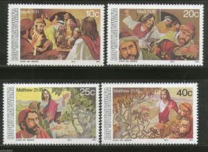 Bophuthatswana 1984 Easter Religion Christianity Holy Jesus Sc 120-23 MNH # 4296