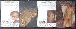 Slovenia 2000 MNH Stamps Scott 429 Art Paintings