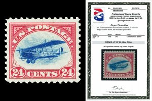 Scott C3 1918 24c Jenny Airmail Issue Mint Graded VF-XF 85 NH with PSE CERT