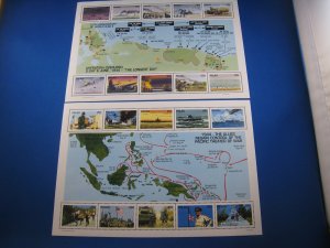 PALAU 1994 -  SCOTT # 325, 326   D-DAY SHEETS  MNH