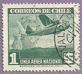 Chile Used Stamp Scott C117 #9