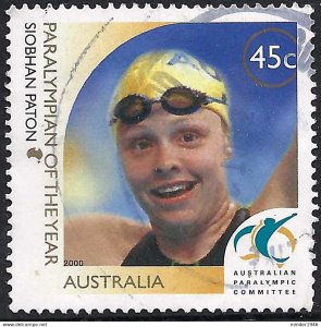 AUSTRALIA 2000 45c Multicoloured, Paralympian of the Year-Siobhan Paton SG205...