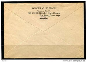 Germany 1947 Cover Used Mi 944-5 927 947 Allied Occupation (1)