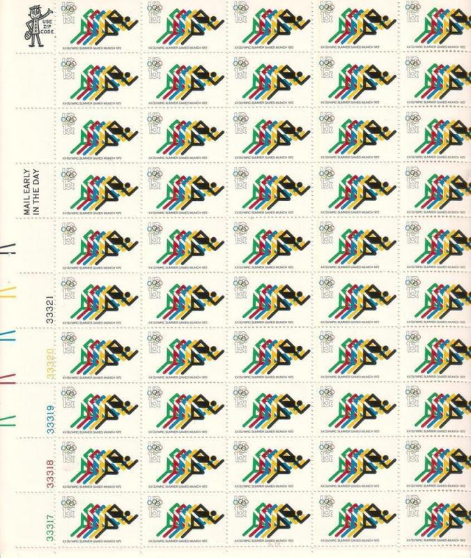 US #1462 $.15 Olympic-Bicycling- MNH Sheet- Cat. $21.00