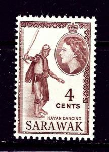 Sarawak 199 MNH 1955 Kayan Dancing