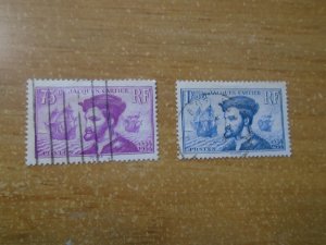 France  #  296-97   used