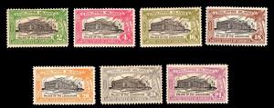 US - PHILIPPINES 1926 Legislative Palace set (Architecture) Sc# 319-325  mint NH