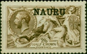 Nauru 1916 2s6d Brown SG21 Fine LMM