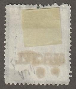 Iran/Persia stamp, scott# 70,  used,  surcharged,  used, hr, perf 13, crj-163