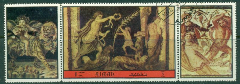 Ajman 1972 Mi#2639 Ancient Mosaics CTO