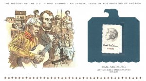 THE HISTORY OF THE U.S. IN MINT STAMPS CARL SANDBURG