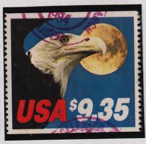 1983 Sc 1909 Eagle Moon $9.35 used single CV $15 from booklet pane (F9