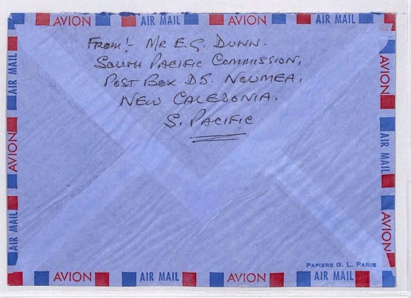 Worldwide Airmail 1979 NEW CALEDONIA *South Pacific Commission* Cover XX291