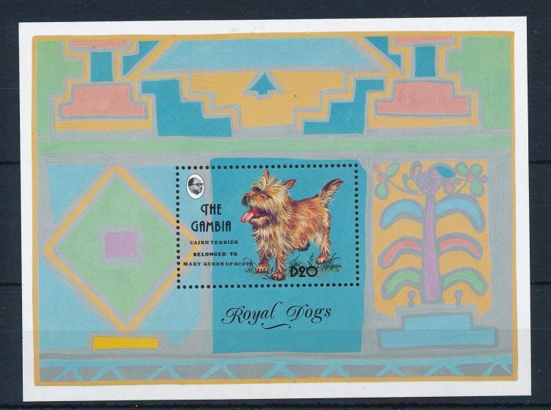 [31641] Gambia 1993 Animals Royal Dog Cairn Terrier MNH  Sheet