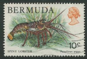 Bermuda #368 QEII Used  Scott CV. $0.25