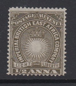 BRITISH EAST AFRICA, Scott 14a, MHR