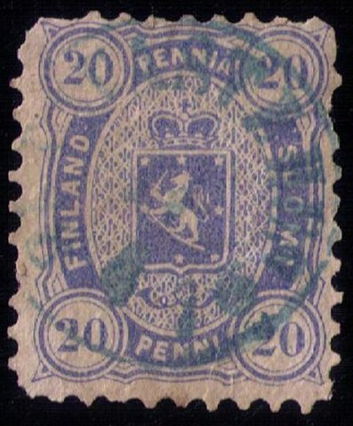 FINLAND SCOTT #21 USED VERY FINE