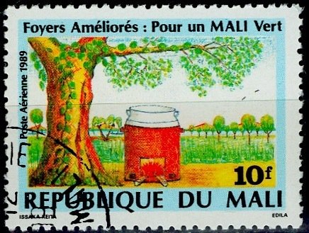 Mali; 1989: Sc. # C545: O/Used CTO Single Stamp