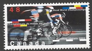 Canada Mint VF-NH #1998 Cycling Championships