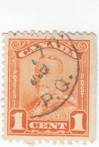 Canada - Scott #149 - 1 cent Orange - Used