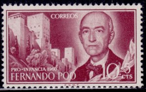 Fernando Po, 1960, Manuel de Falla, 10c, MH**