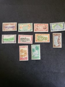 Stamps Cook Islands Scott #131-40 hinged