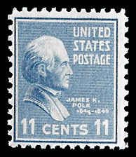 PCBstamps     US # 816 11c James K. Polk, MNH, (14)