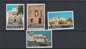 MALTA 1980  MONUMENT RESTORATION SET  MNH