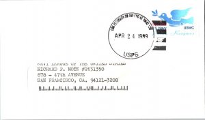 United States Ships US Navy - USMC Dove Peace Keepers Free Mail 1999 USS Pete...