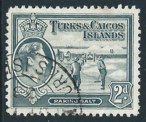 Turks and Caicos Islands, Sc #82, 2d Used