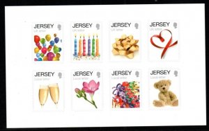 JERSEY SG1673a 2012 JERSEY MOMENTS SELF-ADHESIVES MNH