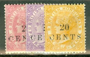 JS: British Honduras 22-4 mint CV $119