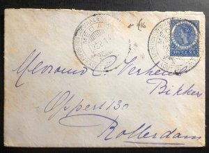 1914 Medan Netherlands Indies cover to Rotterdam Holland