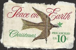 # 1552 USED CHRISTMAS DOVE AND WEATHER VANE SELF STICK