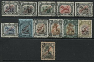 Nyassa 1921 complete set mint o.g. hinged