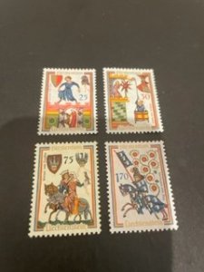 Liechtenstein sc 381-384 MNH comp set