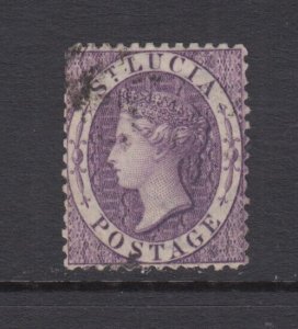 St. Lucia, Scott 9a (SG 13a), used