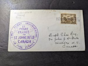 1931 Canada Airmail First Flight Cover FFC to Halifax NS