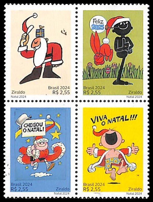 Brazil 2024, Christmas 4v, MNH