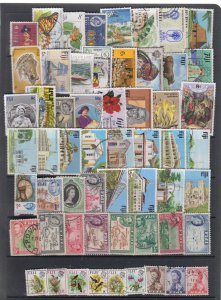 Fiji stamp collection of 57 approx different stamps