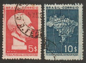 Brazil 497-498 Used