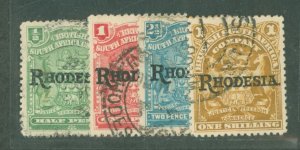 Rhodesia (1890-1923) #82-3/85/92 Used