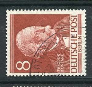 GERMANY; BERLIN 1952 early Famous Berliners issue fine used 8pf. value