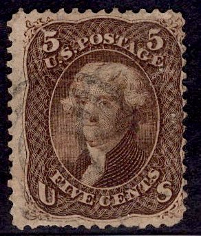 US Stamp #76 USED SCV $120
