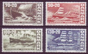 Denmark B49-B52 MNH set