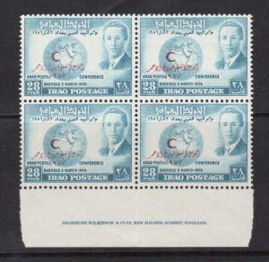 Iraq #173 VF/NH Imprint Block