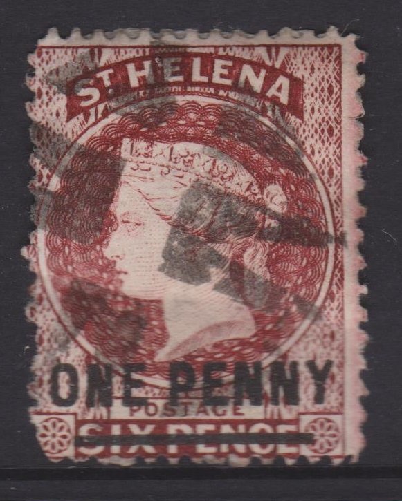 St Helena Sc#18 Used