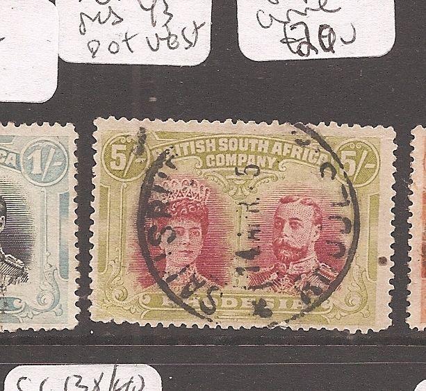 Rhodesia Double Head SG 160 pos 43 vest of king VFU (4dax)